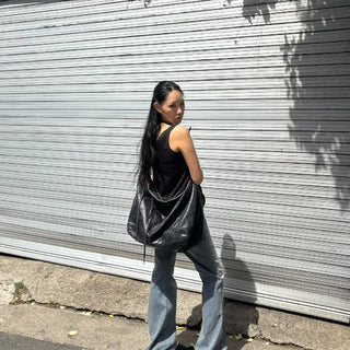 VINTAGE BANDED BOOTCUT PANTS