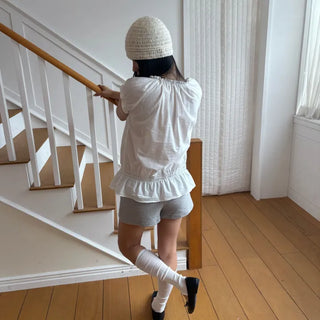 SMOCKED BLOUSE