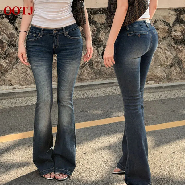 Lokes Raw Denim Bootcut Pants [27% Tencel]
