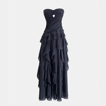 Sylvia Drape Maxi Dress