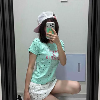 Lomon Regular Fit Lettering Daily Short Sleeve T-shirt