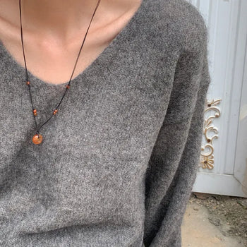 Shisha V-neck Loose Fit Knit