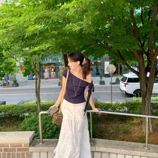 Soft Lace Long Skirt