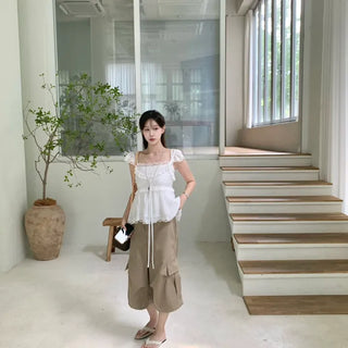 Cargo Bermuda cropped pants