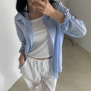 Nuel See-through Summer Shirt