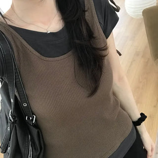 Rave Ribbed Sleeveless (3 colors)