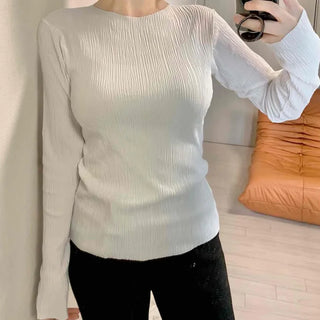 Sebam Slim Fit Plain Daily Long Sleeve T-shirt