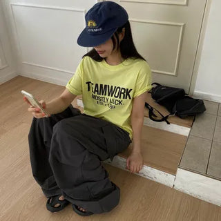 Work Lettering Short Sleeve
