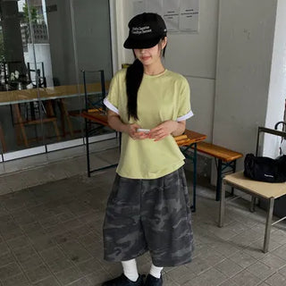 Slash Camo Bermuda Training Pants