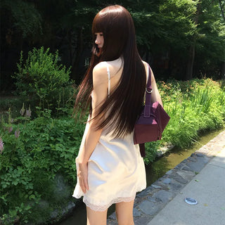 Floor Lace Layered Dress
