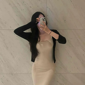 Rini Slim Fit Plain Open Cardigan