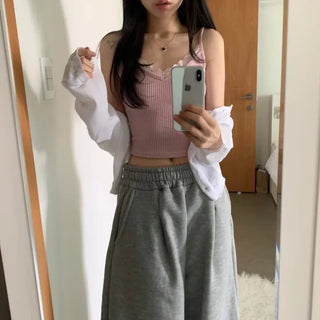 [Bunttara Look] Roa Lace Layered Sleeveless Top