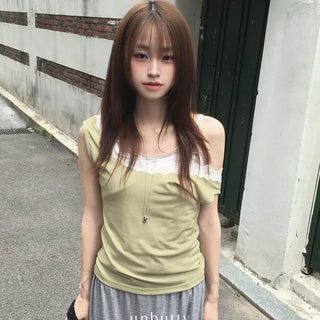 Earth Pastel Lace T-shirt