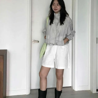 Lipin Loose Fit Wide Daily Shorts