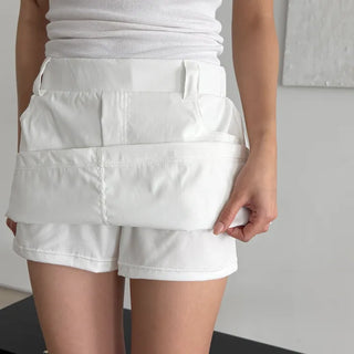 Easy Fit Elastic Skirt-Shorts