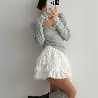 Lovely frill lace skirt