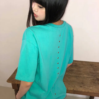 Like-it-back Eyelet Short Sleeve T-shirt