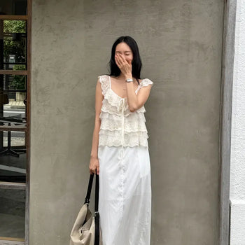 26SS Light Cocoon H-Line Skirt