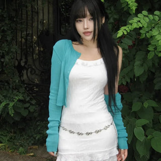 River Basic Ribbed Summer Cardigan
