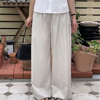 Cooling Crisp Nylon Elastic Waist Pants