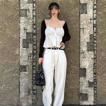 Nugget Frill Strap Holder Banding Top
