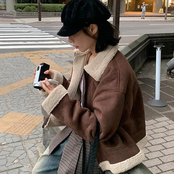 Fretz Suede Shearling Jacket