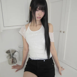 Mumin Halter Short Sleeve T-shirt