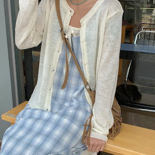 Madein Round Neck Cardigan