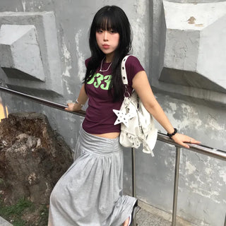 333 Number Graphic Short Sleeve T-shirt  / Summer Short Sleeve / Graphic Short Sleeve / Cap Sleeve