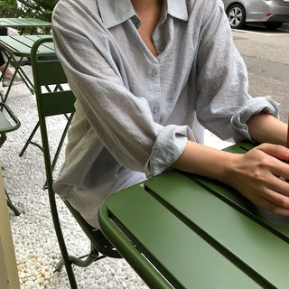 Air Loose Fit Salanta Tencel Summer Long Sleeve Shirt
