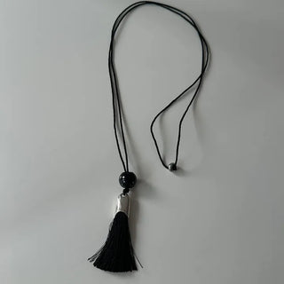 Tassel long necklace