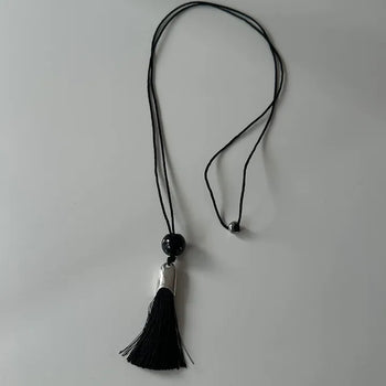 Tassel long necklace