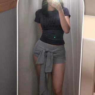 Tats Double Tie Micro Shorts