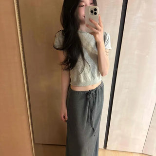 Ronron String Daily Maxi Long Skirt