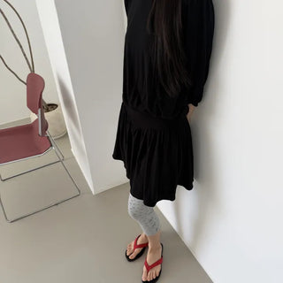 Rev Shirred Flare Mini Dress