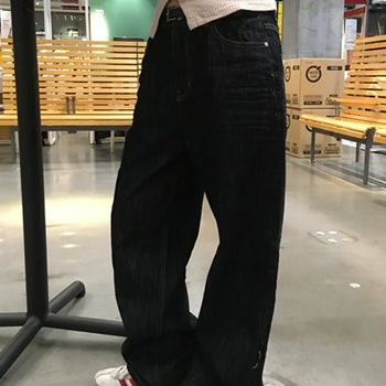 Indigo Seaweed Wide Denim