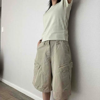 Legacy Cargo Pocket Wide Bermuda Pants