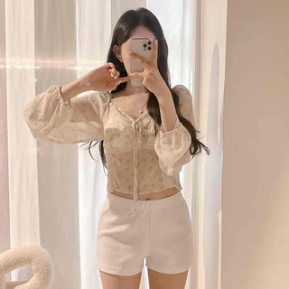 Normal Ribbed Micro Shorts