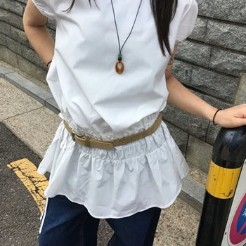 *Domestic/High Quality* Shirred Blouse Dress