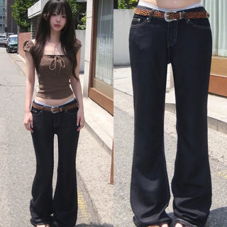 Doo & Bootcut Raw Denim Pants