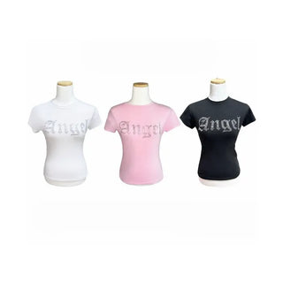 Angel Cubic Slim Short Sleeve T-shirt