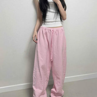 Rosi String Loose Fit Wide Daily Long Pants