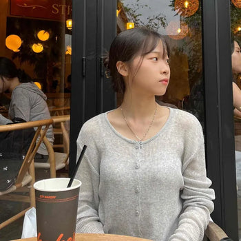 Billies Round Linen Daily Cardigan
