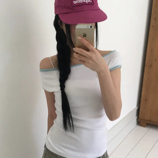 Rem Off-shoulder T-shirt