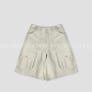 Wing pocket half pants