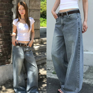 Riku Washed Wide Denim Pants