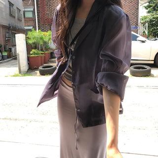 Told Summer Salanta Wedding Guest Look Brand-Processed Sheer Jacket