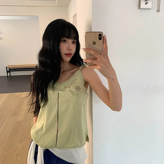 Die Embroidered Sleeveless BL