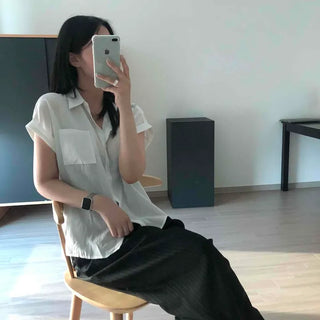 Flamingo Loose Pocket Roll-up Shirt