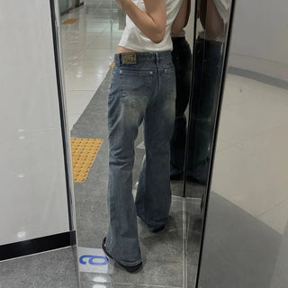 [26SS] Golden Low-Rise Vintage Denim Spandex Bootcut